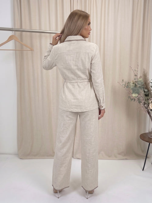 Aria Contrast Stitch Co-ord Set